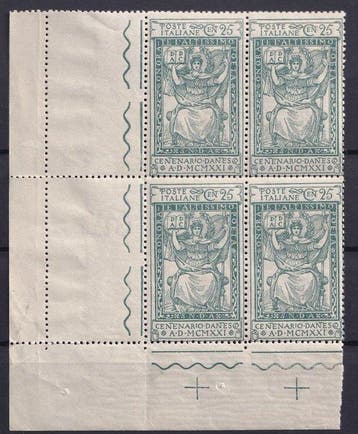 Royaume d’Italie 1921/1923 - 6e centenaire de la mort de, Timbres & Monnaies, Timbres | Europe | Italie