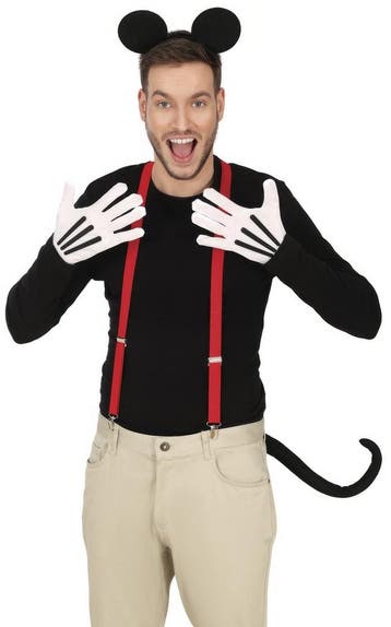 Mickey Mouse Verkleedset Heren 4 delig, Verzenden