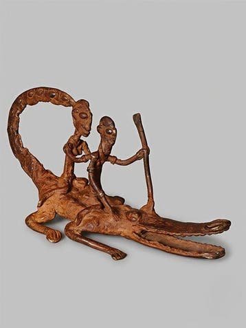 Cavalier Mythique Crocodile - Dogon (Sans prix de réserve)