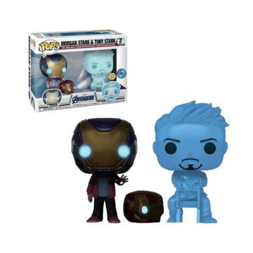 Funko Pop  Morgan Stark & Tony Stark  ,  2pk  Pop In a Box, Verzenden, Nieuw