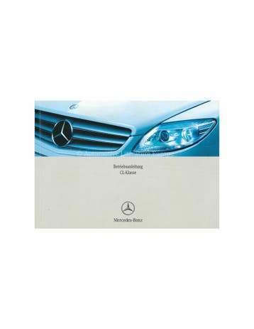 2006 MERCEDES BENZ CL KLASSE INSTRUCTIEBOEKJE DUITS, Ophalen of Verzenden