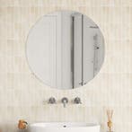 vidaXL Wandspiegel rond 70 cm glas, Verzenden, Nieuw