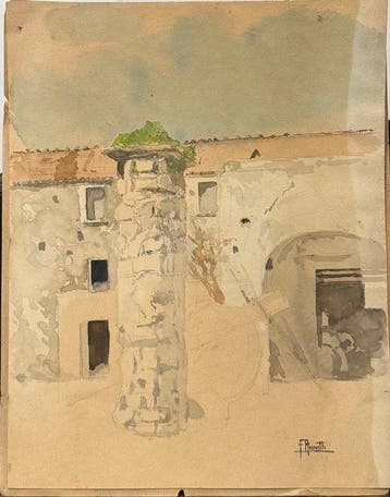 Filippo Anivitti (1876-1955) - Casolare
