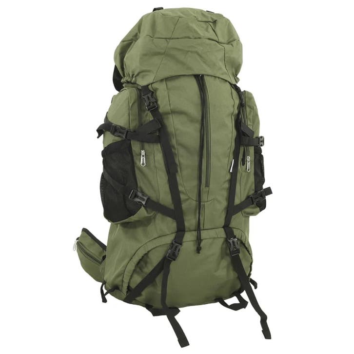 vidaXL Wandelrugzak 100 L oxford stof legergroen, Handtassen en Accessoires, Tassen | Rugtassen, Nieuw, Verzenden