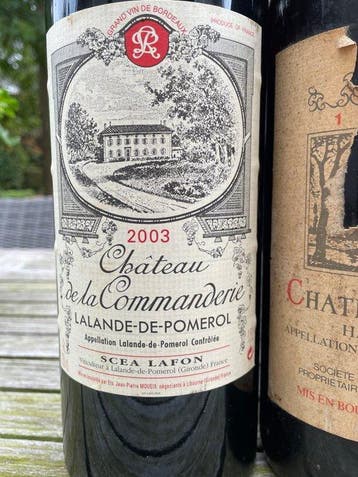 2003 Château de la Commanderie, 1989 Chateau Citran & 2023, Verzamelen, Wijnen, Nieuw