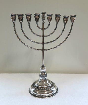 Kaarsenhouder - .925 zilver, Antiek en Kunst