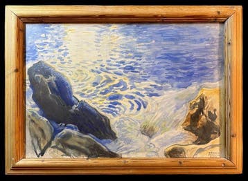 Ejnar Roepstorff Kragh (1903-1981) - Une Crique à Nice