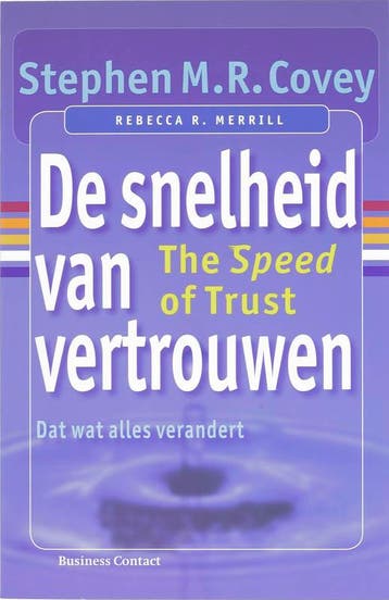 De snelheid van vertrouwen / Business bibliotheek, Verzenden, Zo goed als nieuw, Stephen M.R. Covey