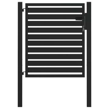 Tuinhek zwart 100x100 | Retour deal | 35% korting, Tuin en Terras, Met poort, Verzenden, Aluminium, Zo goed als nieuw
