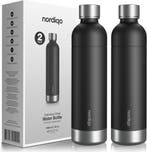 RVS Waterflessen 2-Pack | 40% Retour Deal | Voor Aarke &..., Sport en Fitness, Drinkbussen, Verzenden, Zo goed als nieuw