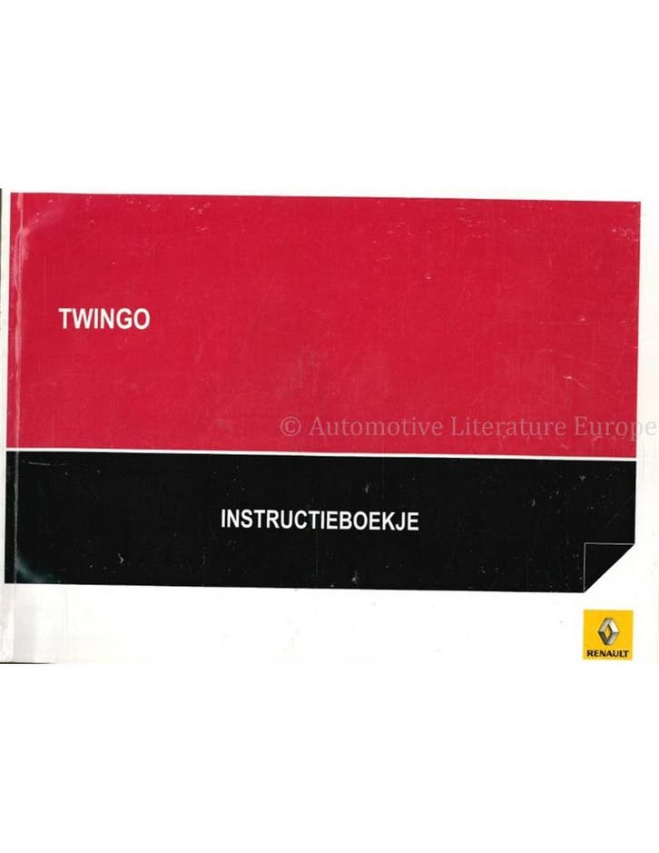 2008 RENAULT TWINGO INSTRUCTIEBOEKJE NEDERLANDS, Autos : Divers, Modes d'emploi & Notices d'utilisation