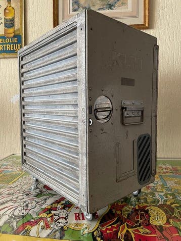 Kast - Aluminium - KLM flight case origineel