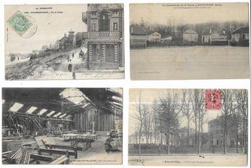 Frankrijk - dorpen - Ansichtkaart (55) - 1900-1950, Verzamelen, Gelopen