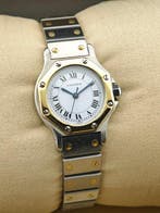 Cartier - Santos Octagon - 09078 - Dames - 1980-1989, Handtassen en Accessoires, Horloges | Heren, Nieuw