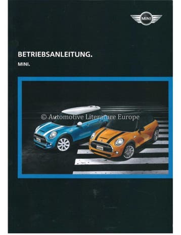 2014 MINI INSTRUCTIEBOEKJE DUITS, Ophalen of Verzenden