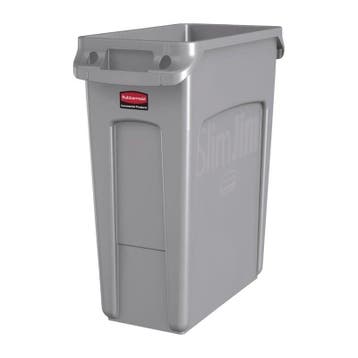 Afvalbak | Slim Jim | Kunststof (Grijs) | 60L | Open |, Verzenden, Nieuw in verpakking