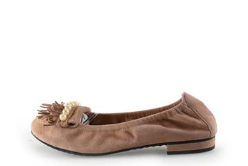 Kennel &amp; Schmenger Ballerinas in maat 37 Beige, Beige, Ballerina's, Zo goed als nieuw, Verzenden