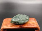 Ancien Groupe Serpentine Grenouille Crapaud - Hauteur :