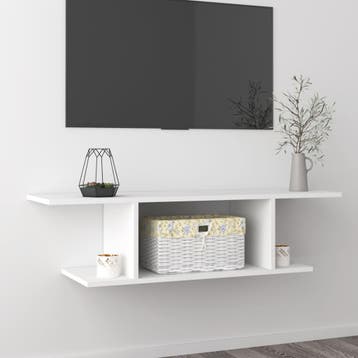 vidaXL Tv-wandmeubel 103x30x26,5 cm wit, Verzenden, Nieuw