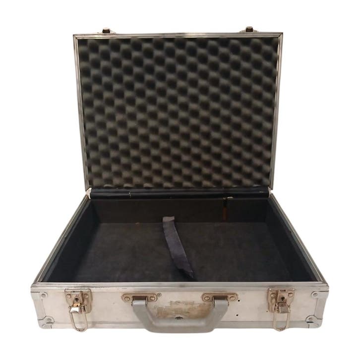 Aluminium transportkoffer 48x37x14 cm wit grijs met, Muziek en Instrumenten, Behuizingen en Koffers, Ophalen of Verzenden