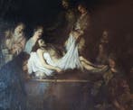 European school (XVIII), After Rembrandt - El entierro de