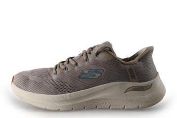 Skechers Instappers in maat 45 Bruin, Kleding | Heren, Schoenen, Bruin, Verzenden, Overige typen, Skechers