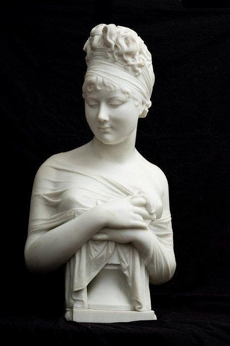 Dal modello di Joseph Chinard (1756 - 1813) - sculptuur,, Antiek en Kunst, Antiek | Keramiek en Aardewerk