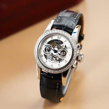 Girard-Perregaux - 1966 Small Chronograph Diamonds Skeleton