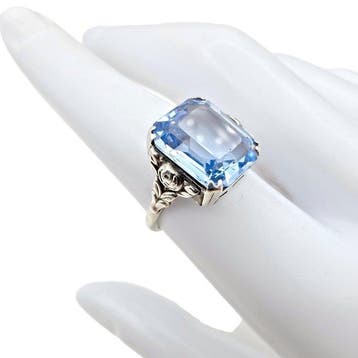 Zilver - Ring - Art Deco