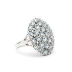 Zonder minimumprijs - Ring Zilver, Verguld, 18 karaat., Nieuw