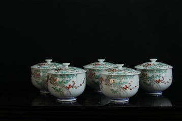 Arita ware  -    Arita-yaki Tea Cup Set (Pine,