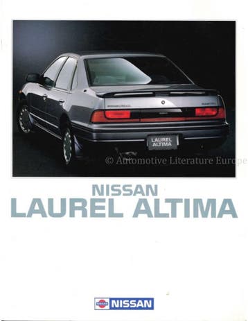 1988 NISSAN LAUREL ALTIMA BROCHURE