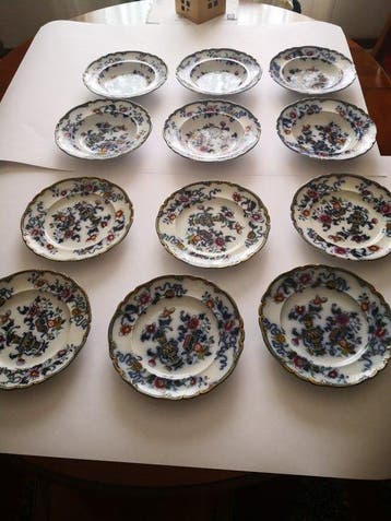 W. R. S & CO - William Ridgway & CO - Tafelservies (12) -