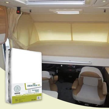 Hefbed molton matrasbeschermer, Nieuw, Wit