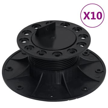 vidaXL Terrasdragers verstelbaar 10 st 60-88 mm, Verzenden, Nieuw