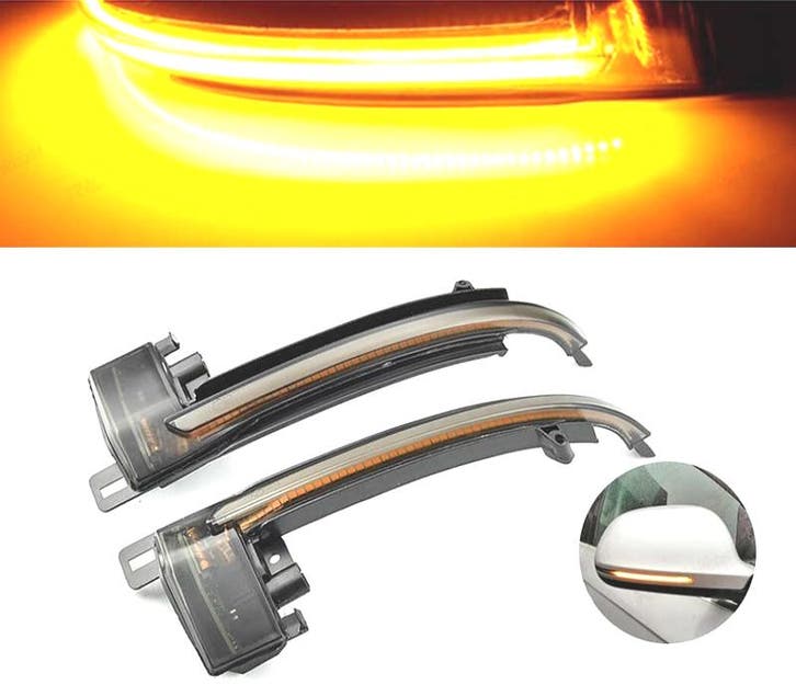 CLIGNOTANTS LED DYNAMIQUES RÉTROVISEURS POUR AUDI A6 NOIR FU, Autos : Pièces & Accessoires, Éclairage, Envoi