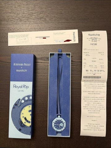 Swatch Royal Pop - Swatch × Audemars Piguet LAN BA - Sans