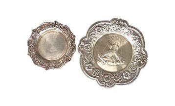 Schotel (2) - Zilver - Portugese enkelbandjes