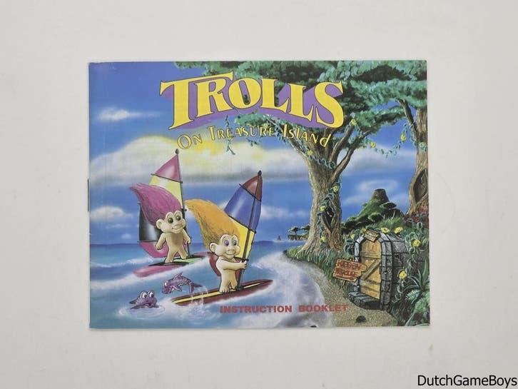 Nintendo NES - Trolls On Treasure Island - USA - Manual, Consoles de jeu & Jeux vidéo, Jeux | Nintendo NES, Envoi