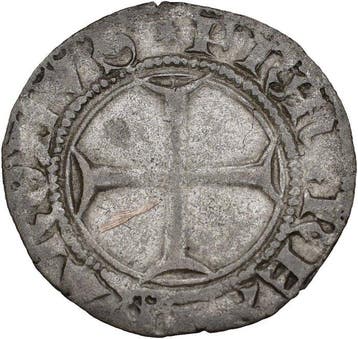 Dauphiné. Karel VII (1422-1461). Petit blanc (Zonder