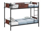 2dekans | Coast - Metalen Stapelbedframe - 2-in-1, Hout-look, Kinderen en Baby's, Kinderkamer | Bedden, Ophalen of Verzenden, Nieuw