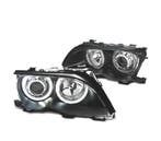 PHARES BMW E46 4 PORTES 01-05 ANGELS EYES LED FOND NOIR, Verzenden, Neuf