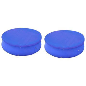 vidaXL Zwembadhoezen 2 st voor 450-457 cm bovengrondse, Tuin en Terras, Zwembaden, Verzenden, Nieuw