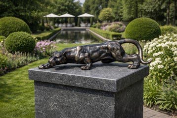 Statue, Large Panther Statue 4kg - 10.5 cm - Fer - 2026