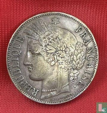 Frankrijk 5 francs 1851, Verzenden, Losse munt