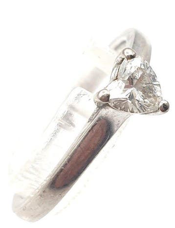 Ring - 18 karaat Witgoud - 0.30ct. tw. Diamant (Natuurlijk), Nieuw