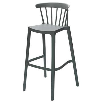 Barkruk | WINDSON | Grijsgroen | Kunststof | Outdoor |, Verzenden, Nieuw in verpakking