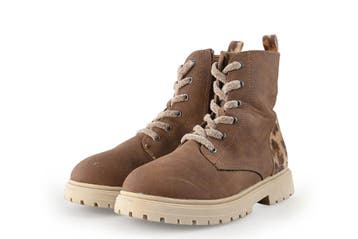 Milo & Mila Boots Meisjes in maat 35 Cognac, Verzenden, Schoenen