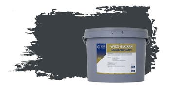 Wixx Siloxan Buitenlatex Matt RAL 7016 | Antracietgrijs 5L, Verzenden, Nieuw