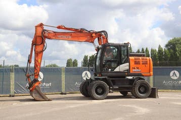 Veiling: Wielgraafmachine Hitachi ZX140W-6 Diesel 105kW 2018, Ophalen
